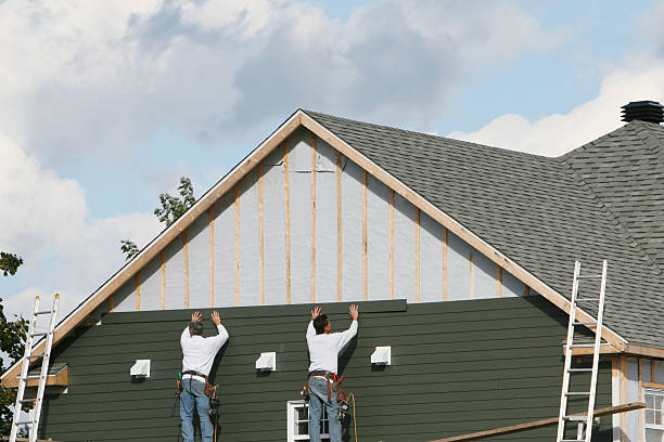 Professional Siding Repair technician working in Lake Bluff, IL